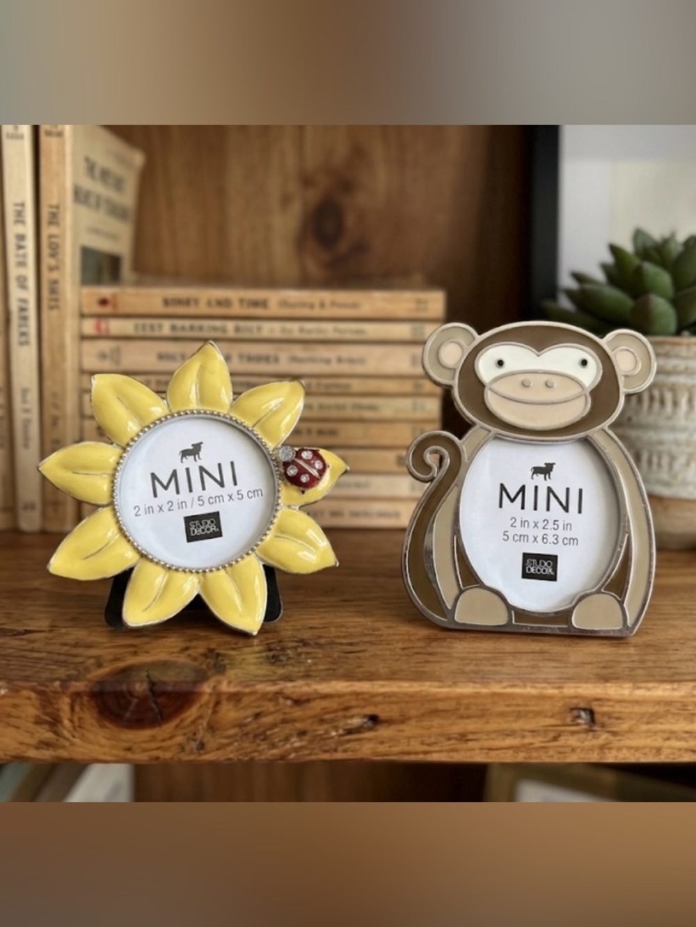Mini Frames: Sunflower and Monkey